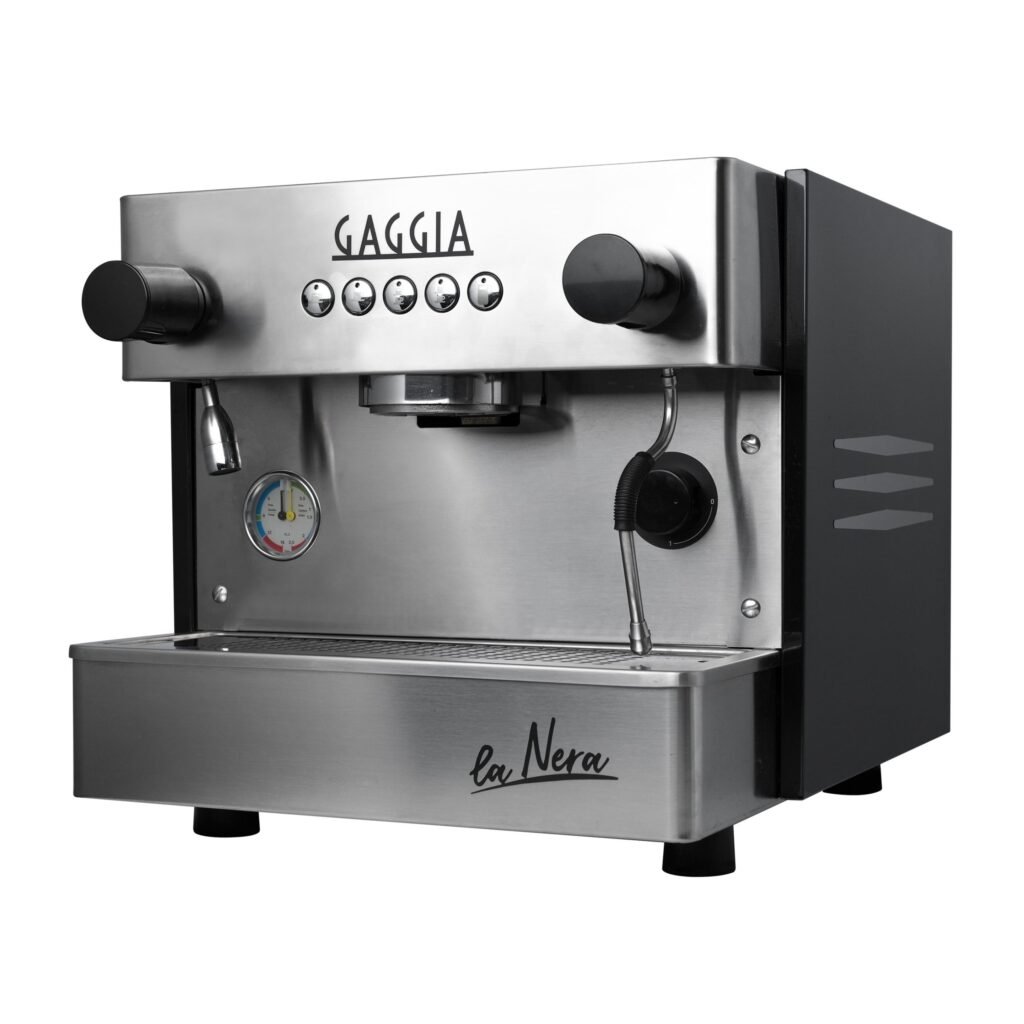Gaggia-MilanoL- Nera - Group-Espresso -Machine